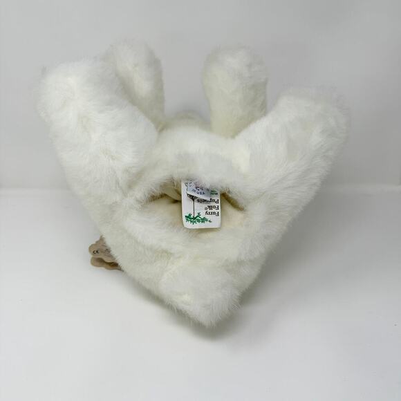 Folkmanis Furry Folk Puppets Polar Bear Realistic Lifelike Plush Stuffed Animal - Picture 9 of 12